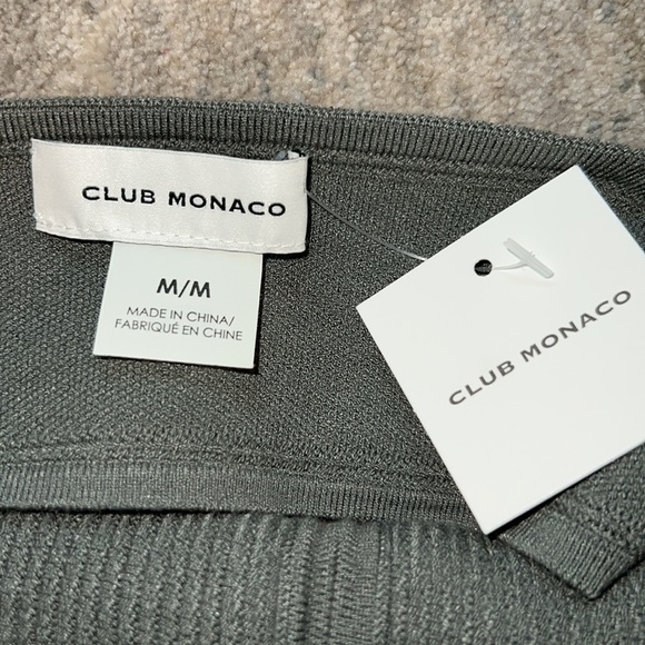 Club Monaco Olive Halter Top - Picture 5 of 6
